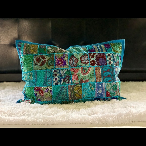 Accents Handmade Embroidery Decorative Pillow Cover Poshmark